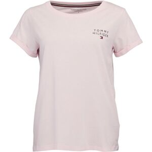 Tommy Hilfiger TH ORIGINAL-SHORT SLEEVE T-SHIRT Dámske tričko, ružová, veľkosť L