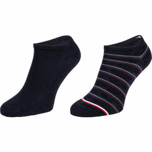 Tommy Hilfiger WOMEN SNEAKER 2P PREPPY Dámske ponožky, tmavo modrá, veľkosť 35 - 38