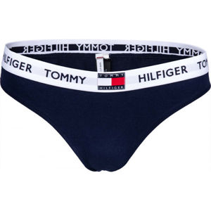 Tommy Hilfiger THONG tmavo modrá XS - Dámske tangá