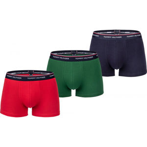 Tommy Hilfiger TRUNK 3 PACK PREMIUM ESSENTIALS Pánske boxerky, červená, veľkosť XXL