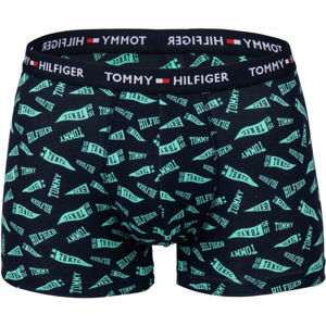 Tommy Hilfiger TRUNK PRINT Pánske boxerky, tmavo modrá, veľkosť M