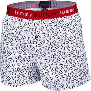 Tommy Hilfiger WOVEN BOXER PRINT biela XL - Pánske boxerky