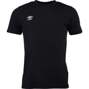 Umbro FW SMALL LOGO TEE Pánske tričko, čierna, veľkosť XXL