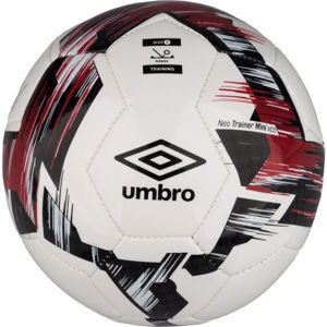 Umbro NEO TRAINER MINIBALL Mini futbalová lopta, biela,čierna,vínová, veľkosť