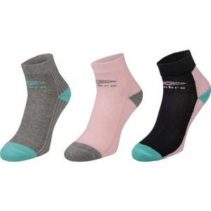 Umbro SPORT SOCKS 3P Detské ponožky, ružová, veľkosť 32-35