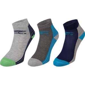 Umbro SPORT SOCKS 3P Detské ponožky, tmavo modrá, veľkosť 35-38