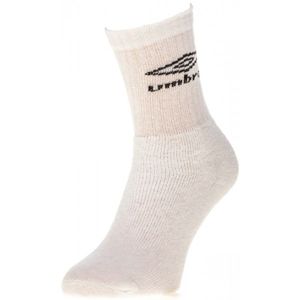 Umbro ANKLE SPORTS SOCKS - 3 PACK Ponožky, biela, veľkosť 43-47