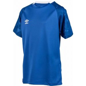 Umbro FRAGMENT JERSEY SS JNR Detské športové tričko, modrá,biela, veľkosť