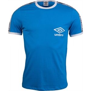 Umbro TAPED RINGER TEE modrá XL - Pánske tričko