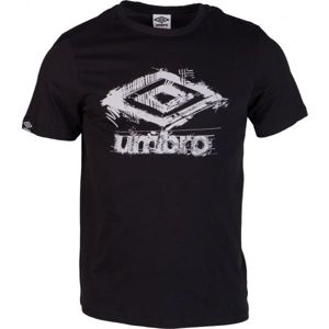 Umbro SCUFF LOGO GRAPHIC TEE čierna XL - Pánske tričko