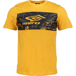 Umbro FANS TEE žltá XXL - Pánske tričko