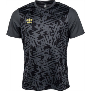 Umbro SHATTERED JERSEY Pánske športové tričko, tmavo sivá,čierna, veľkosť