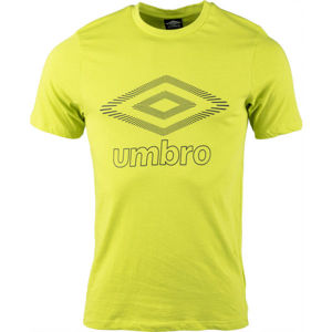 Umbro FW CLASSICO GRAPHIC TEE Pánske tričko, žltá, veľkosť XXL