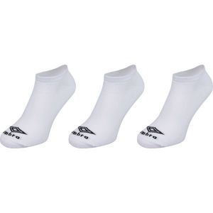 Umbro NO SHOW LINER SOCK - 3 PACK Ponožky, biela, veľkosť 43-47