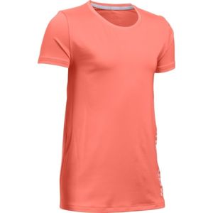 Under Armour ARMOUR SHORT SLEEVE oranžová XL - Dievčenské tričko