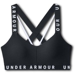 Under Armour WORDMARK STRAPPY SPORTLETTE Športová podprsenka, čierna,biela, veľkosť