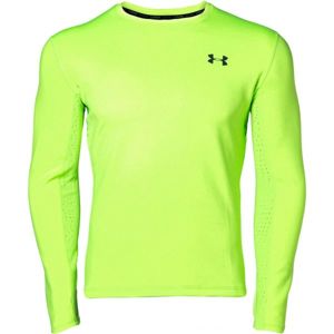 Under Armour QUALIFIER COLDGEAR LONGSLEEVE svetlo zelená XL - Pánske bežecké tričko s dlhým rukávom