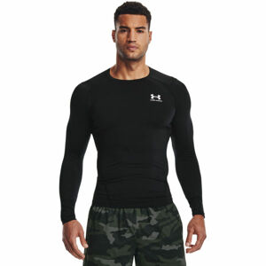 Under Armour HG ARMOUR COMP LS Pánske tričko, čierna, veľkosť M