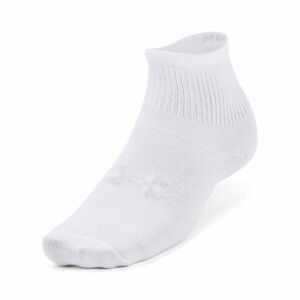 Under Armour ESSENTIAL 3PK Unisex ponožky, biela, veľkosť