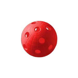 Unihoc BALL CRATER RED Florbalová loptička, červená, veľkosť