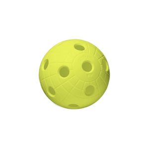 Unihoc BALL CRATER NEON YELLOW Florbalová loptička, žltá, veľkosť