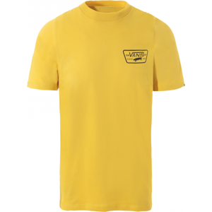 Vans MN FULL PATCH BACK SS žltá XS - Pánske tričko