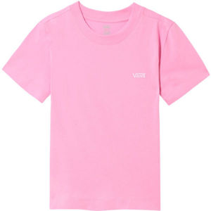 Vans WM JUNIOR V BOXY ružová S - Dámske tričko