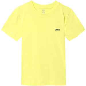 Vans WM JUNIOR V BOXY Dámske tričko, žltá,čierna, veľkosť
