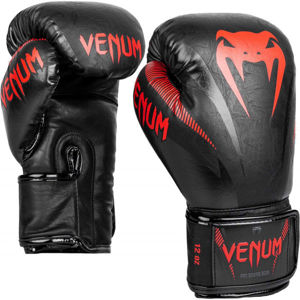 Venum IMPACT BOXING GLOVES Boxerské rukavice, čierna, veľkosť 16 OZ