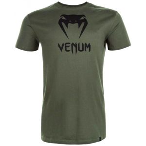 Venum CLASSIC T-SHIRT Pánske tričko, tmavo zelená, veľkosť L
