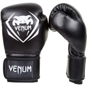Venum CONTENDER BOXING GLOVES Boxérske rukavice, čierna, veľkosť 10 OZ