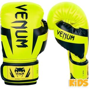Venum ELITE BOXING GLOVES KIDS - EXCLUSIVE FLUO Detské boxerské rukavice, reflexný neón, veľkosť M