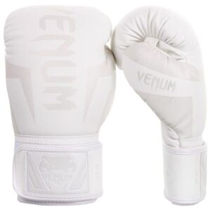 Venum ELITE BOXING GLOVES Boxerské rukavice, biela, veľkosť 10 OZ