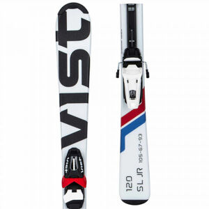 Vist SL JUNIOR + VIST JR Zjazdové lyže, biela, veľkosť 120