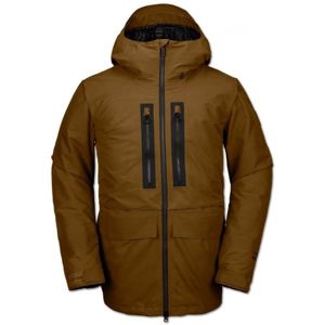 Volcom STONE GORE-TEX Pánska lyžiarska bunda, hnedá, veľkosť L