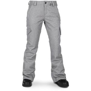 Volcom BRIDGER INS PANT Dámske nohavice, sivá, veľkosť M