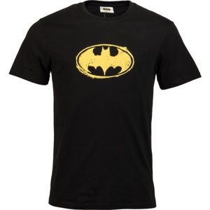 Warner Bros BTMN Pánske tričko, čierna,žltá, veľkosť