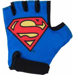 Warner Bros SUPERMAN čierna 8 - Detské cyklistické rukavice