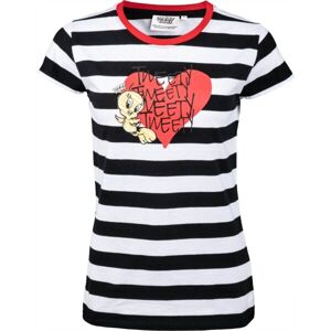 Warner Bros TWEETY HEART Dámske tričko, čierna, veľkosť L