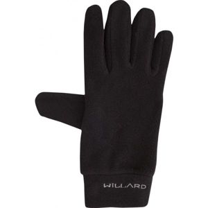 Willard KAPETO Flísové rukavice, čierna,biela, veľkosť