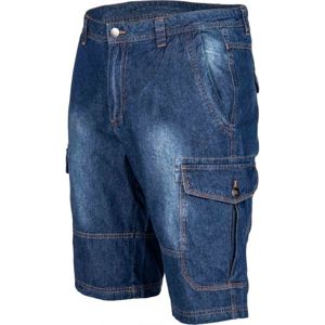 Willard VOREN tmavo modrá L - Pánske džínsové šortky