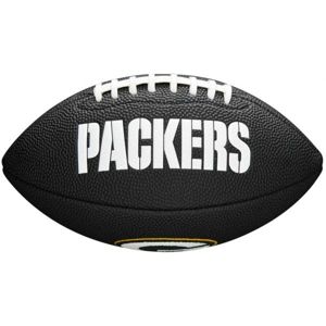 Wilson MINI NFL TEAM SOFT TOUCH FB BL GB Mini lopta na americký futbal, čierna, veľkosť UNI