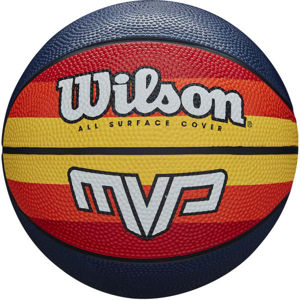 Wilson MVP MINI RETRO ORYE Basketbalová lopta, tmavo modrá,mix,biela, veľkosť
