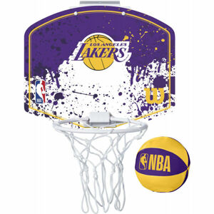 Wilson NBA MINI HOOP LAKERS Mini basketbalový kôš, fialová, veľkosť os