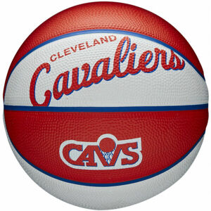 Wilson NBA RETRO MINI CAVS Mini basketbalová lopta, červená, veľkosť 3