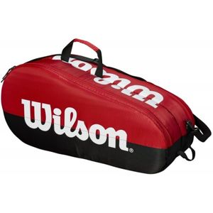 Wilson TEAM 2 COMP Tenisová taška, červená,biela,čierna, veľkosť