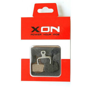 Xon XBD-03G-SM Brzdové doštičky, čierna, veľkosť os
