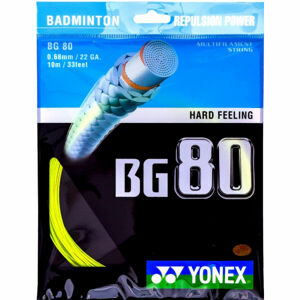 Yonex BG 80 Bedmintonový výplet, biela, veľkosť