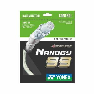 Yonex NANOGY 99 Bedmintonový výplet, biela, veľkosť os