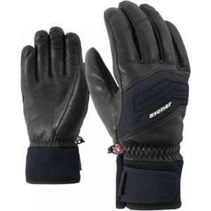 Ziener GOWON AS PR BLACK čierna 10.5 - Pánske lyžiarske rukavice